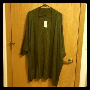 NWT Torrid Olive Green Knit Cardigan